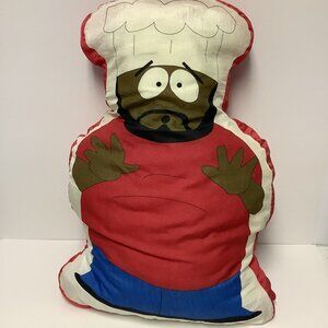 Vintage South Park Comedy Central Chef Pillow Plush 1998 Stuffed Toy AS IS READ